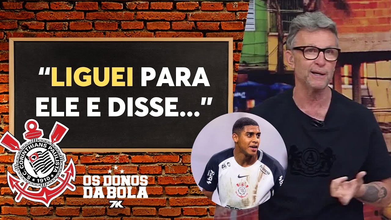 Neto revela detalhes de telefonema para Gui Neg&atilde;o ap&oacute;s Corinthians x Athletico-PR