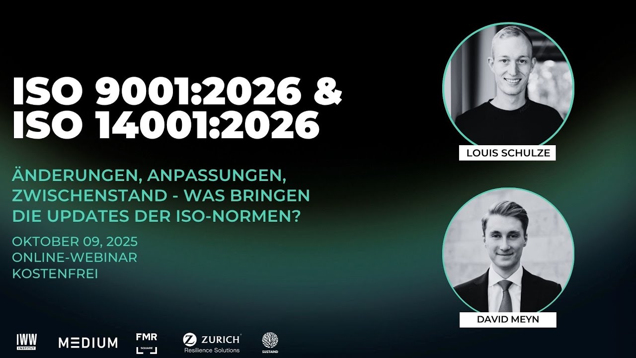 ISO-Revisionen ISO 9001:2026 & ISO 14001:2026 einfach erklärt