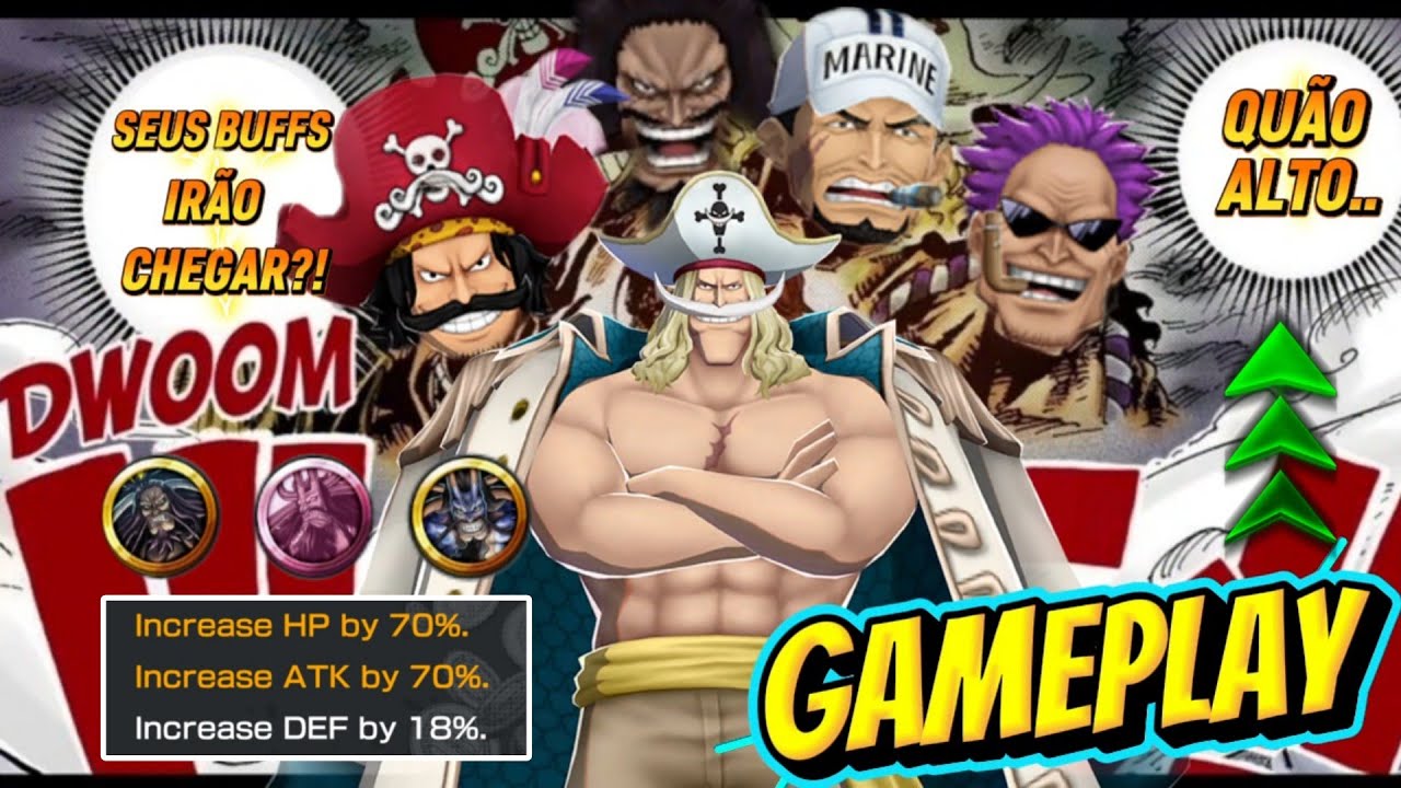 FICOU QUEBRADO! GAMEPLAY BARBA BRANCA EXTREME PÓS BUFFS NO ONE PIECE BOUNTY RUSH! NOVO META?
