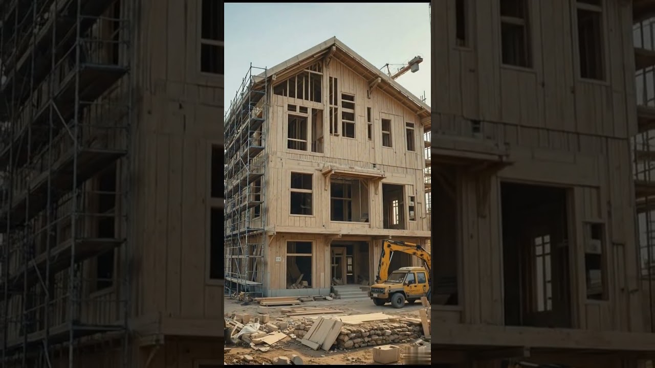Modern House Construction in Augmented Reality: Stunning Step-by-Step 4K Timelapse