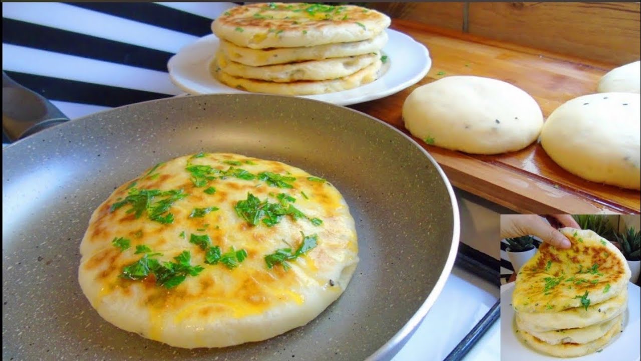 اروع واسرع فطائر المقلاة بدون دلك ولا مجهود احسن من البطبوط والخبز خفاف ومسفنجين كيدوبو فالفم