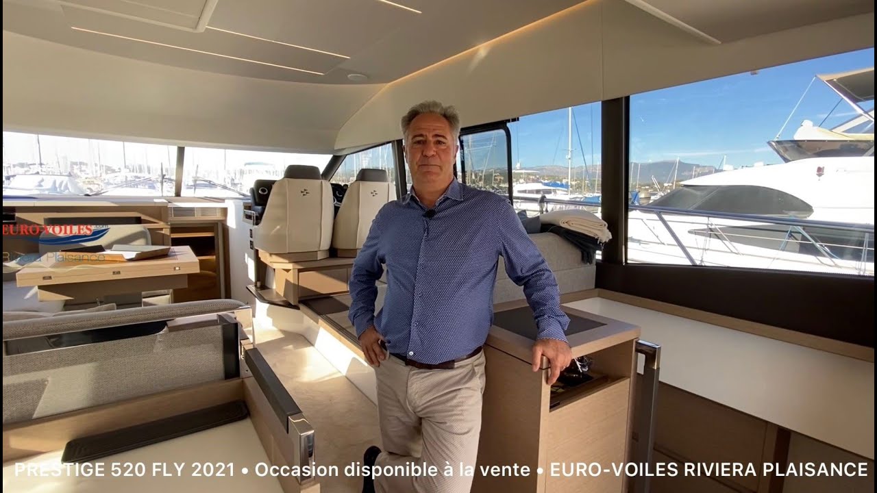 Prestige 520 FLY brokerage 2021 - Visite à bord motor yacht