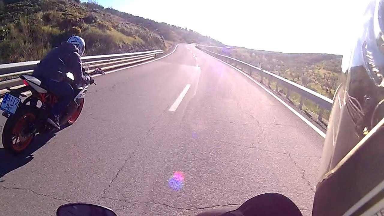ruta cañaveral ktm rc 125 vs yamaha ybr 125