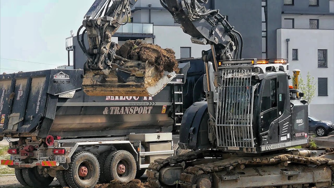 LIEBHERR 920 BLACK au TERRASSEMENT | MILOC TP 🚀🔥