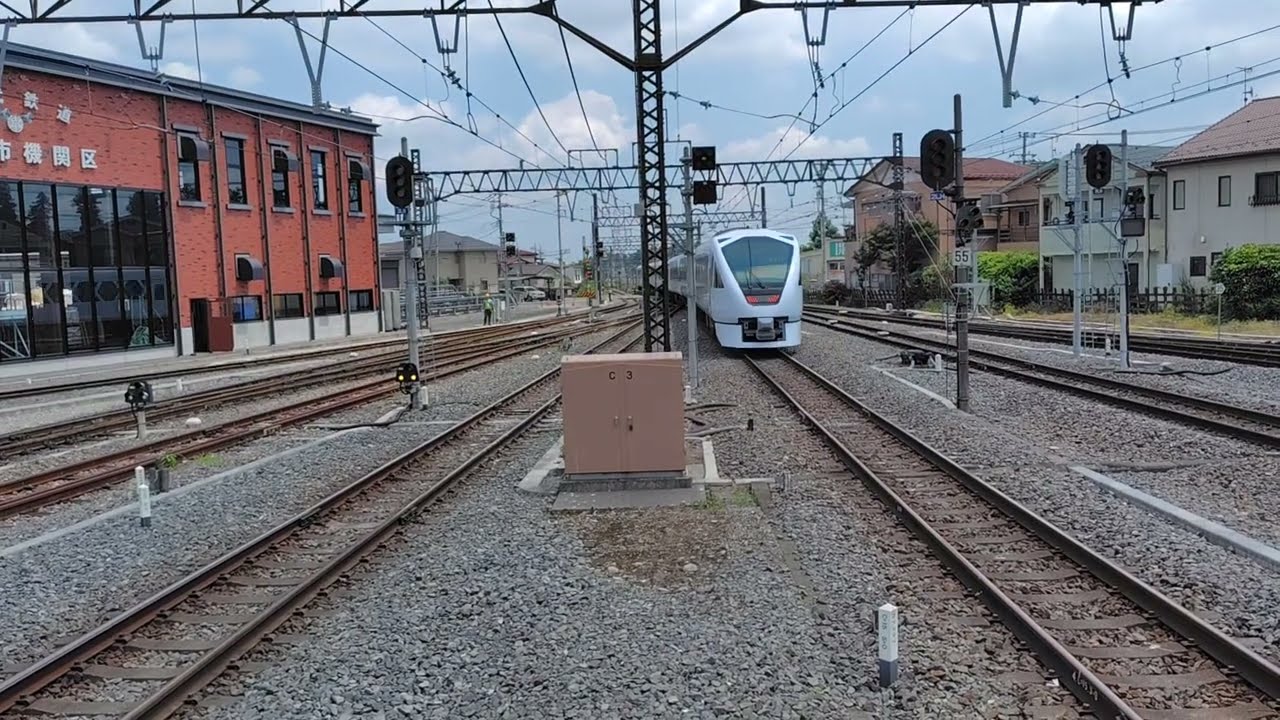 ‼️特急スペーシアX4号浅草行‼️下今市発車‼️東武N100系N104f‼️2024.8.3‼️