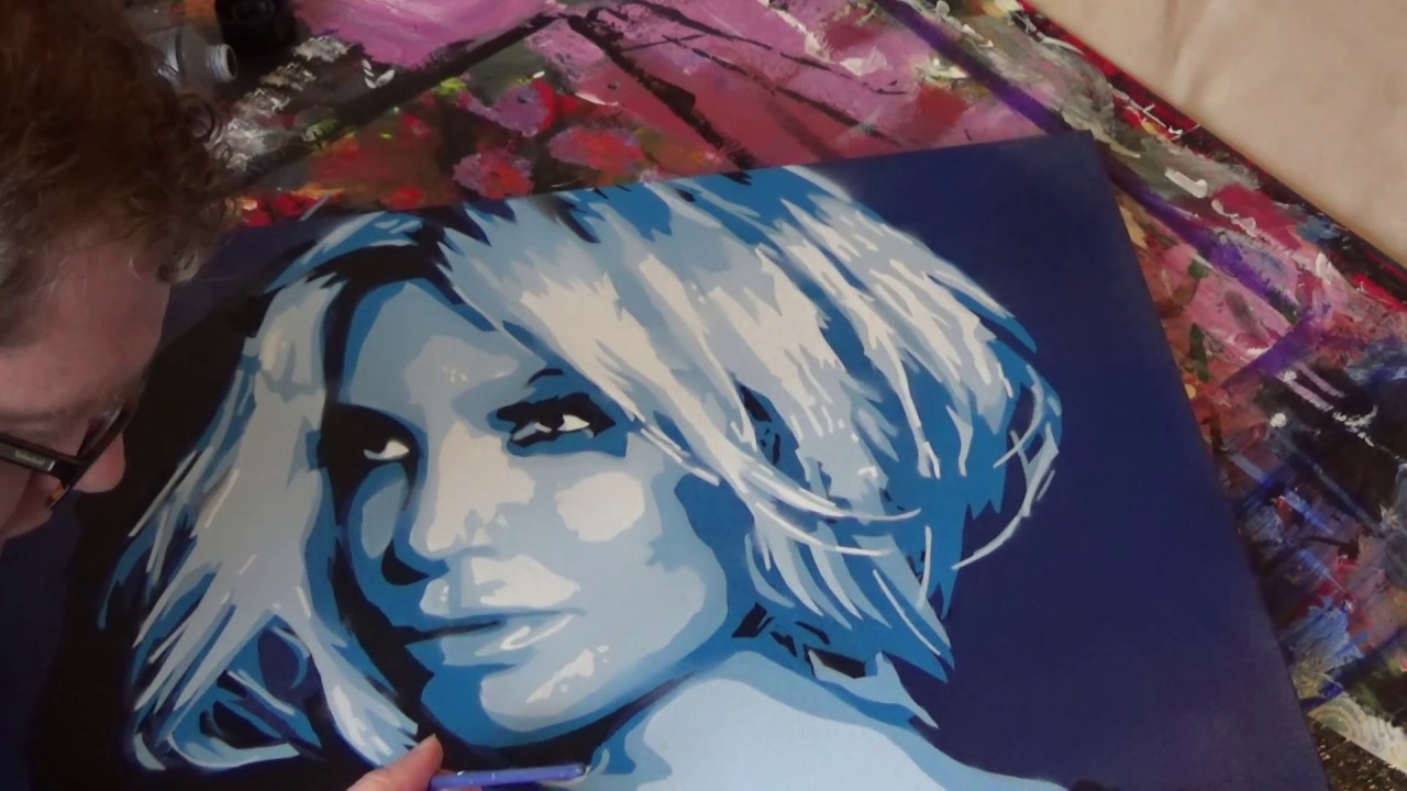 Sarah Harding PoP art tutorial video
