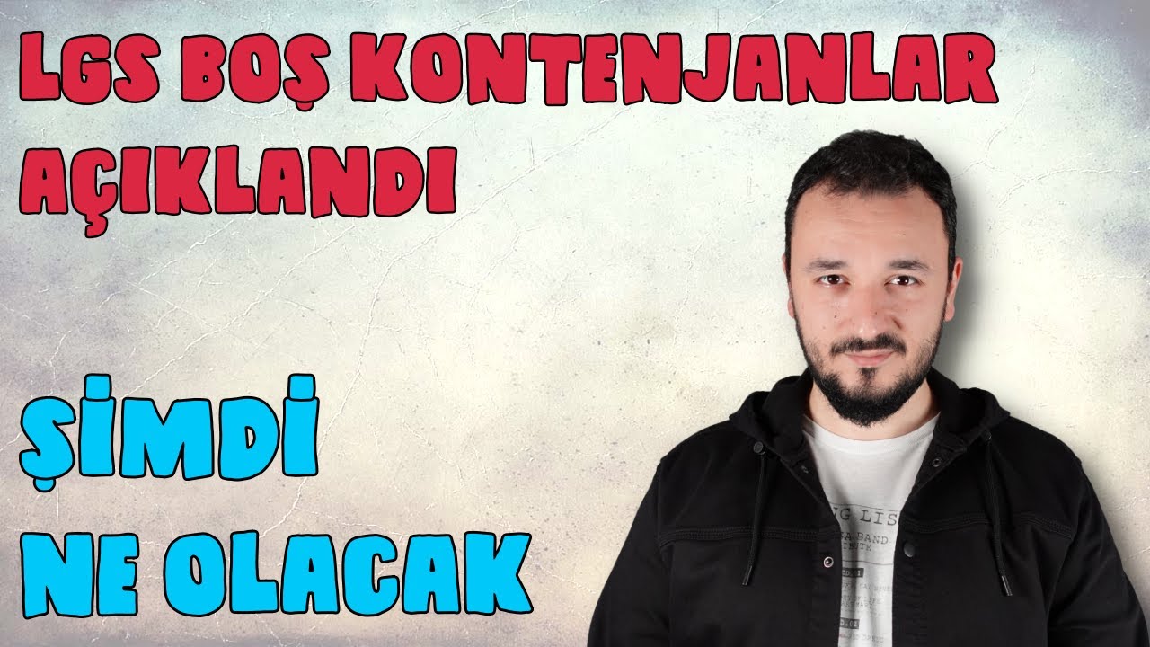 LGS Tercih Raporunu İnceliyorum | Boş Kontenjanlar ve Taban Puanlar Açıklandı | Şimdi Ne Olacak ?
