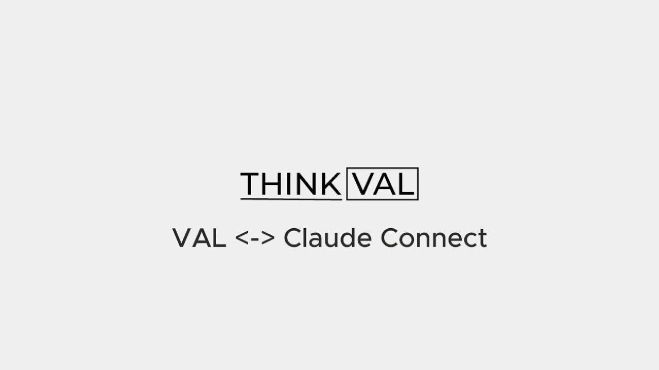 BYOAI Claude to VAL Setup Simple