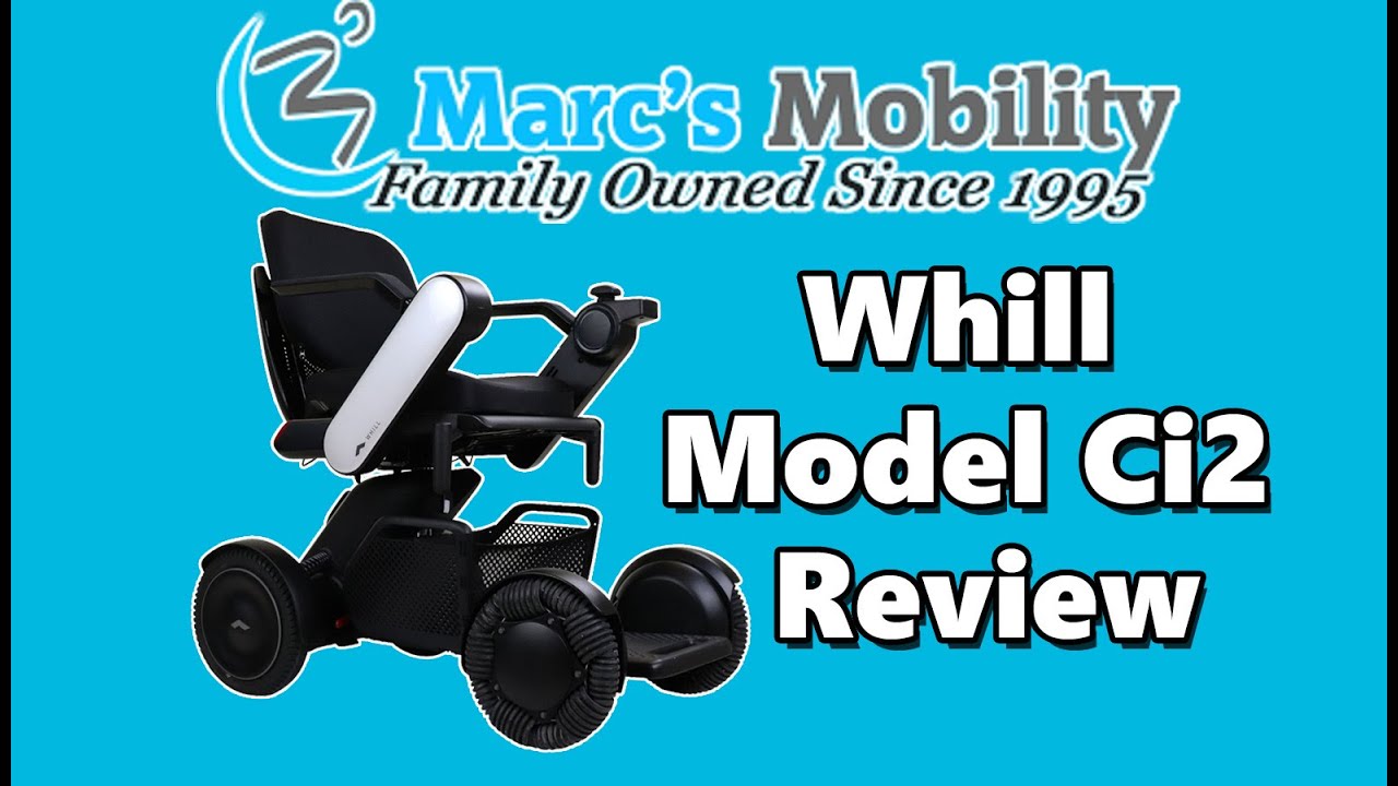 WHILL Model C2 - Portable Lithium Power Chair - Remote Attendant Controlled on App - Take Apart