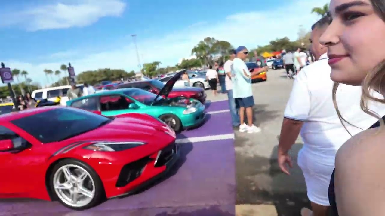AUTOS DE MILLONES EN EL EVENTO EN MIAMI 😯💸 #miami
