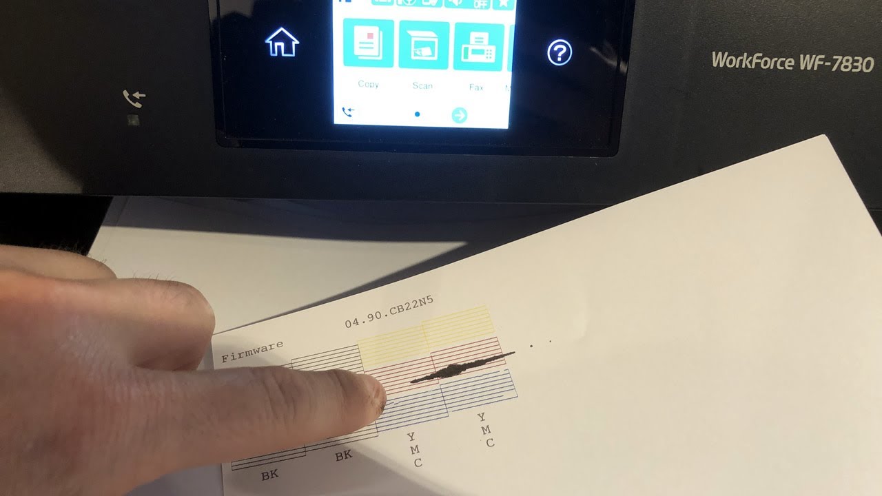 EPSON Workforce How to stop printer leaking or bleeding black ink onto the paper when printing