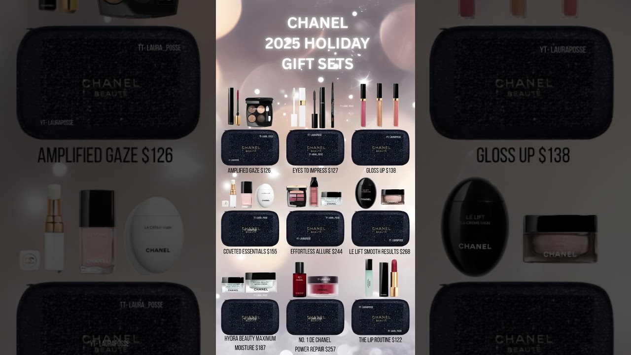 Праздничные подарочные наборы CHANEL 2025 ✨ #chanel #chanelbeauty #beauty #holidaybeauty #makeup