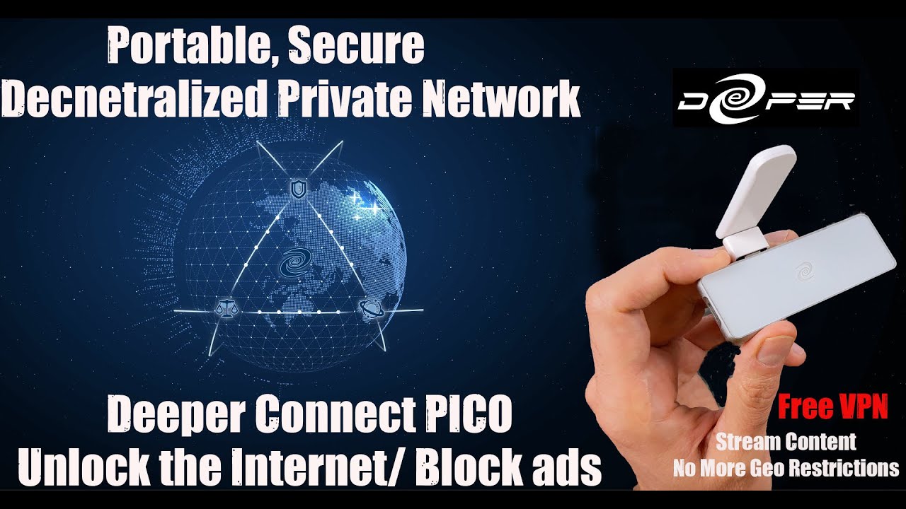 Deeper Connect PICO : FREE VPN network with Secure & Encrypted traffic
