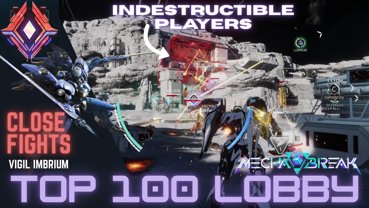 CHAMPION vs INDESTRUCTIBLE TEAM Top 100 Leaderboard | Stellaris Champion Rank MVP | Mecha BREAK