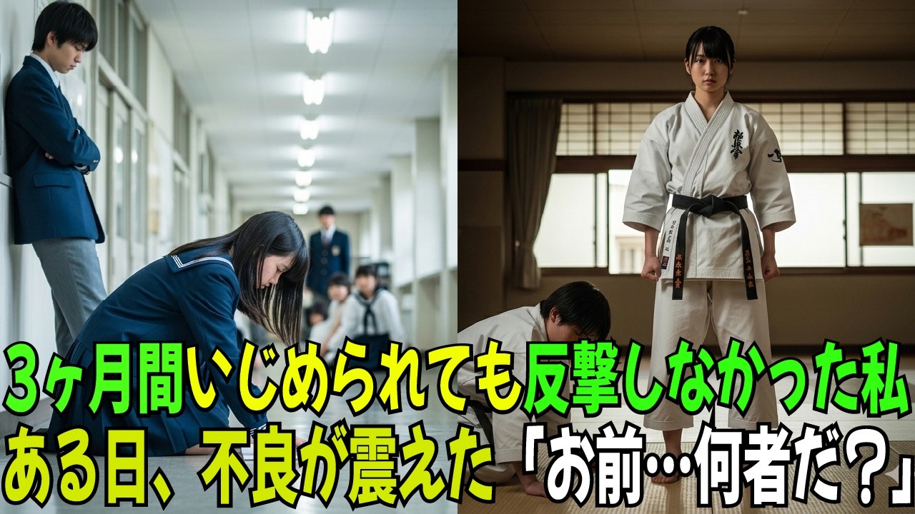 3ヶ月間いじめられても反撃しなかった私。だが放課後、全員が知らなかった私の正体に震えた