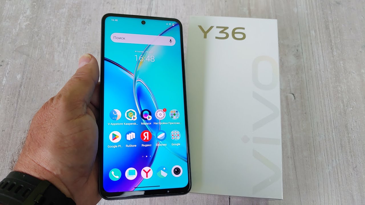 НОВИНКА! Vivo Y36 8/128Gb NFC Распаковка и Первое Знакомство