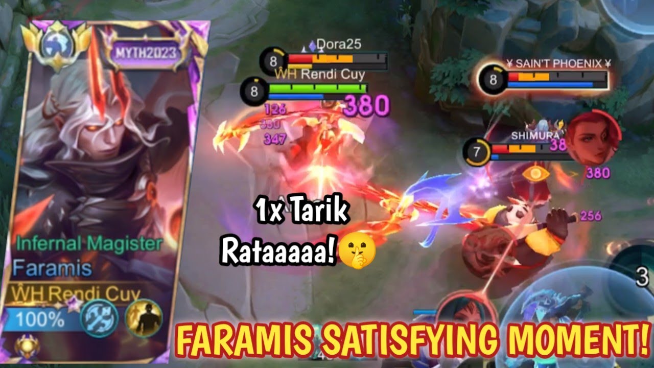 FARAMIS MODE GENDONG PARAH! SATU TIM ADA 3 BOT FEEDER SMUA! FARAMIS BUILD TERSAKIT 2024 - MLBB