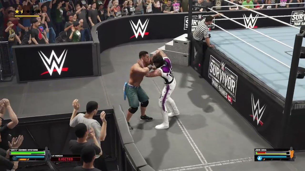 wwe 2k25 john cena vs dominik mysterio