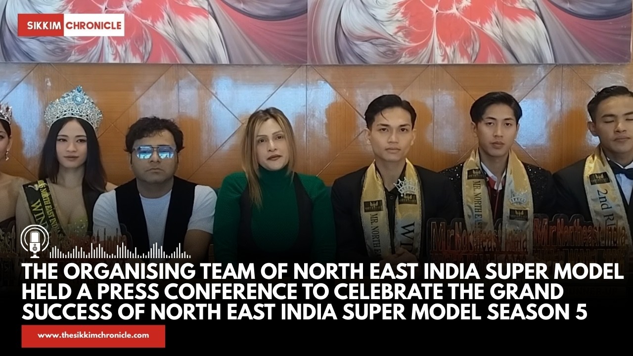 The organising team of North East India Super Model held a press conference