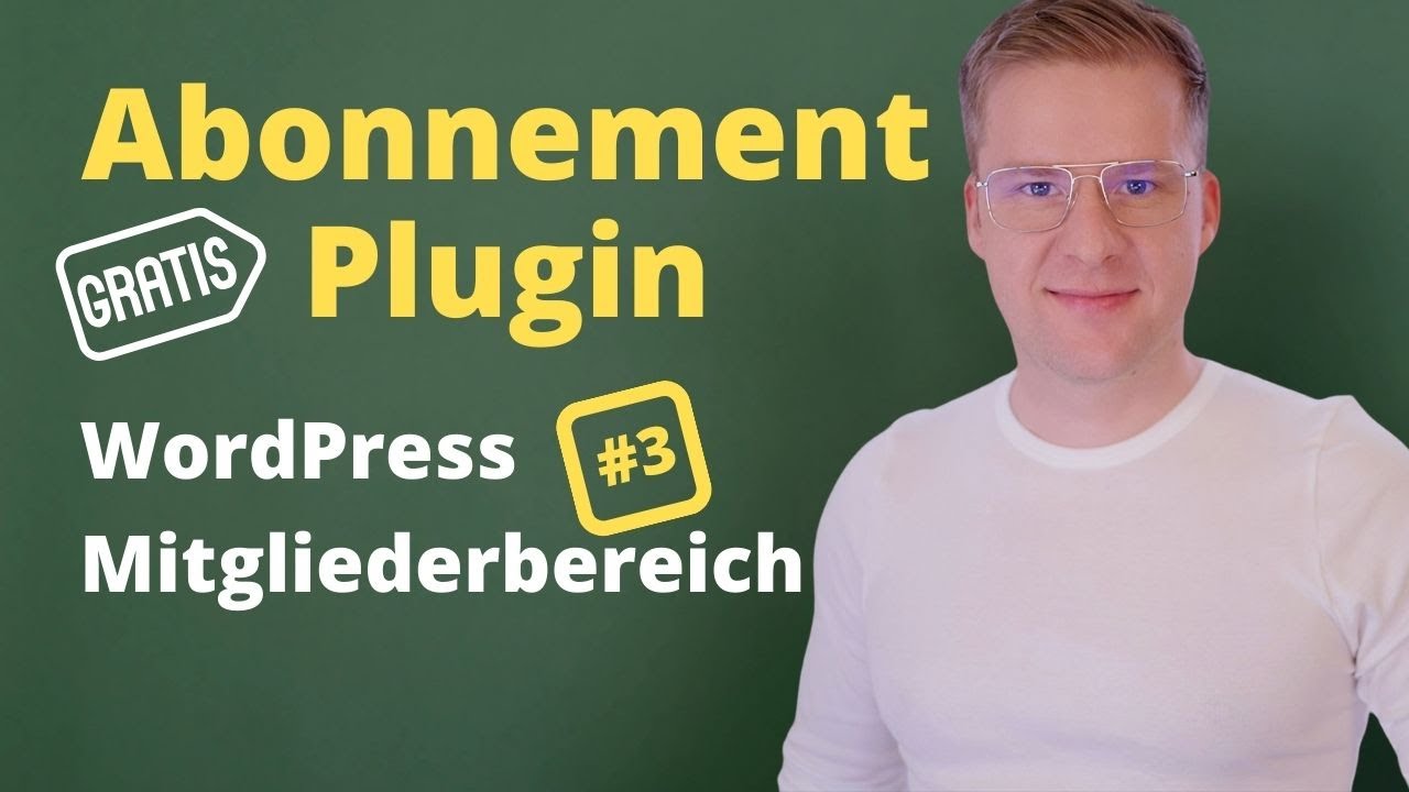 Gratis WordPress Abonnement Plugin Einrichten