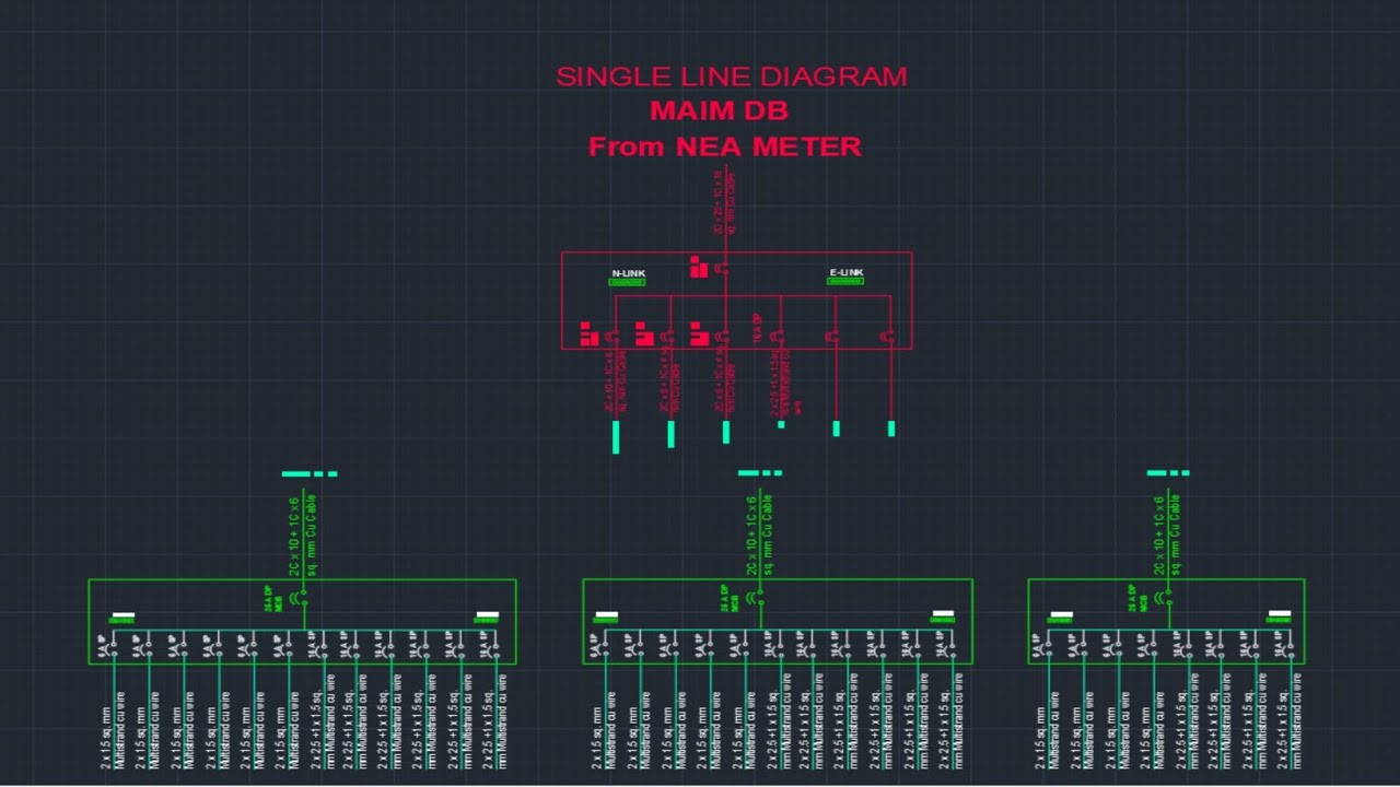 SLD house wiring electrical AutoCAD