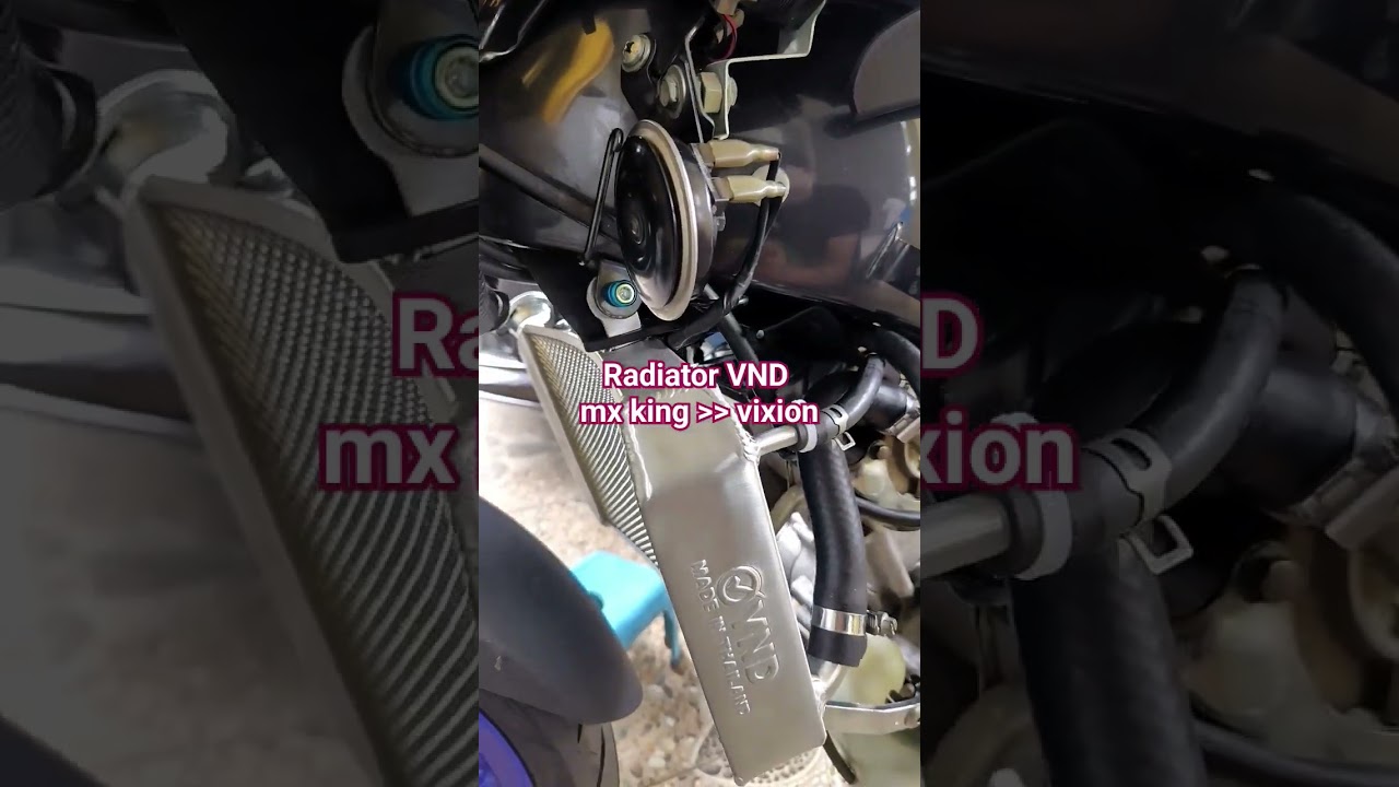 radiator VND mx king to vixion #vixion #yamaha #mxking