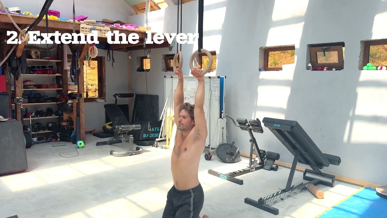 How to do front lever pulls on the gymnastics rings