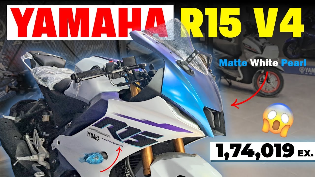 Yamaha R15 New Pearl White 2026 😍 | New Colour, Price & Full Review