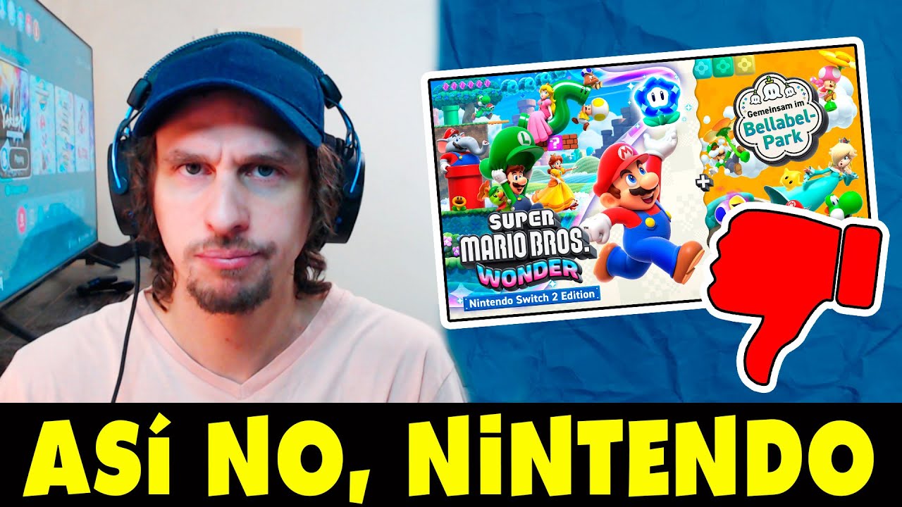 Mario Wonder Switch 2 Edition NO está NADA bien