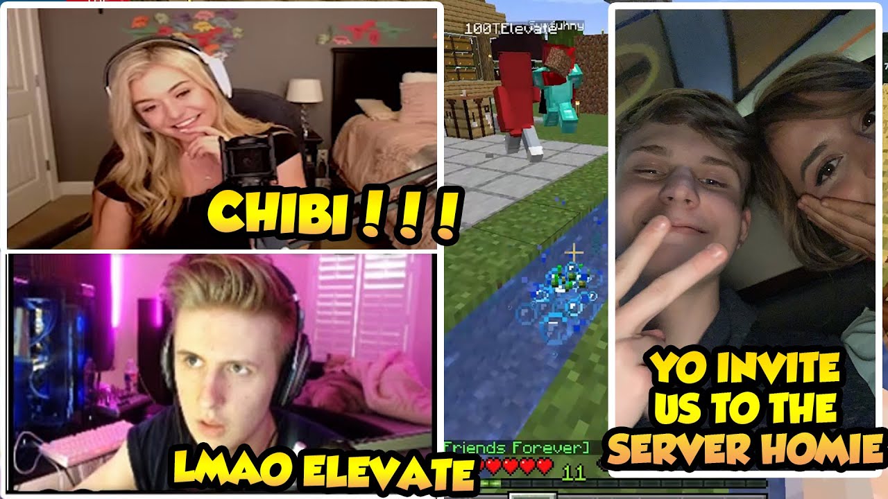 BROOKE AND SYMFUHNY PLAY MINECRAFT WITH ELEVATE AND CHIBI (FULL STREAM)