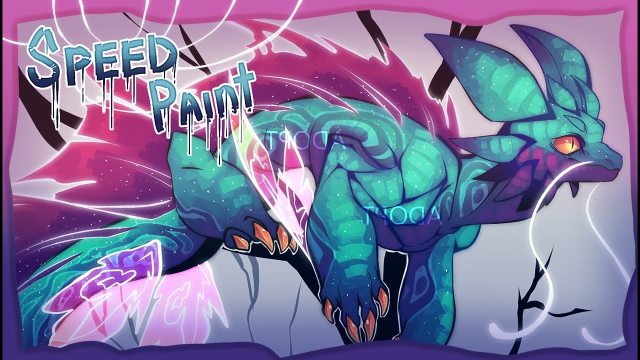 SpeedPaint - HTTYD Night Fury (adopt design) #25