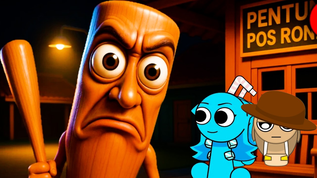 Sprunki Baby Tunner & Baby Aqua Played TungTung Motel Escape Obby in ROBLOX | Incredibox Sprunki