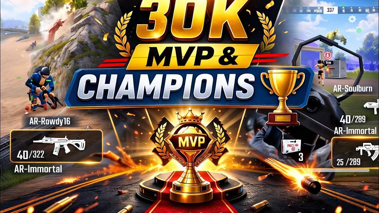 RVNC 30K MVP+CHAMPIONS 🏆 HIGHLIGHTS | AryanOP #scarfall #scarfall2point0 
