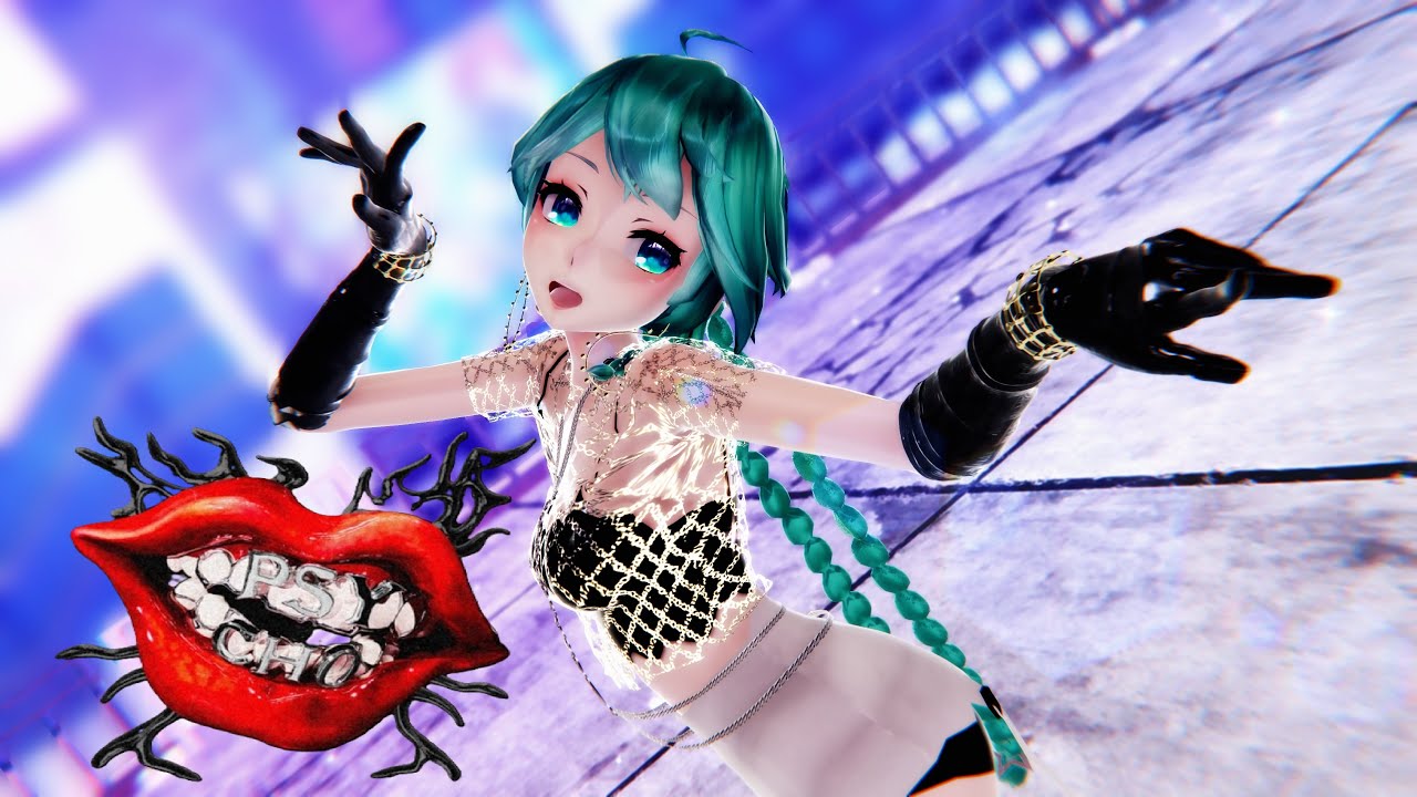 ≡MMD≡ Hatsune Miku - Psycho [4KUHD60FPS][Eng sub]