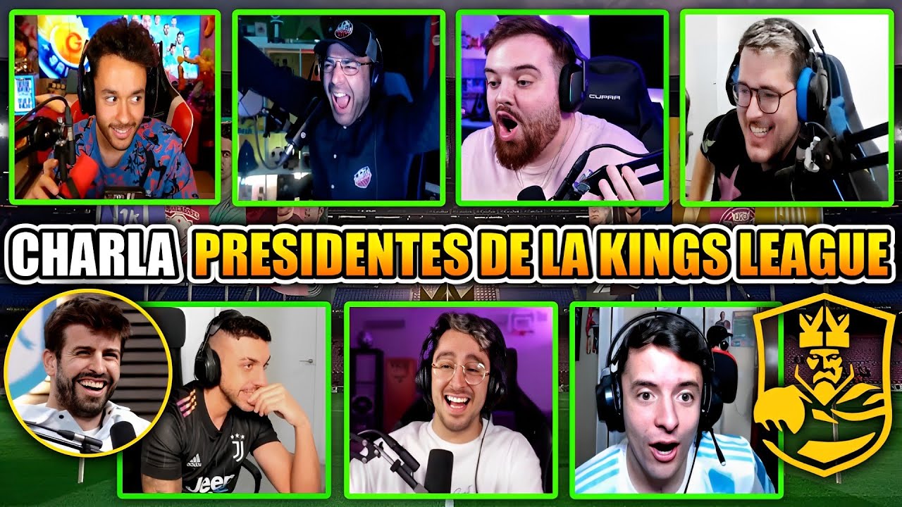 Ibai Charla con Otros Presidentes de Equipos de la Kings League