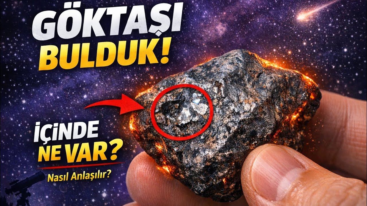 Göktaşı Buldum! Gerçek mi Sahte mi? İçinde Ne Var?! 🪨🔥