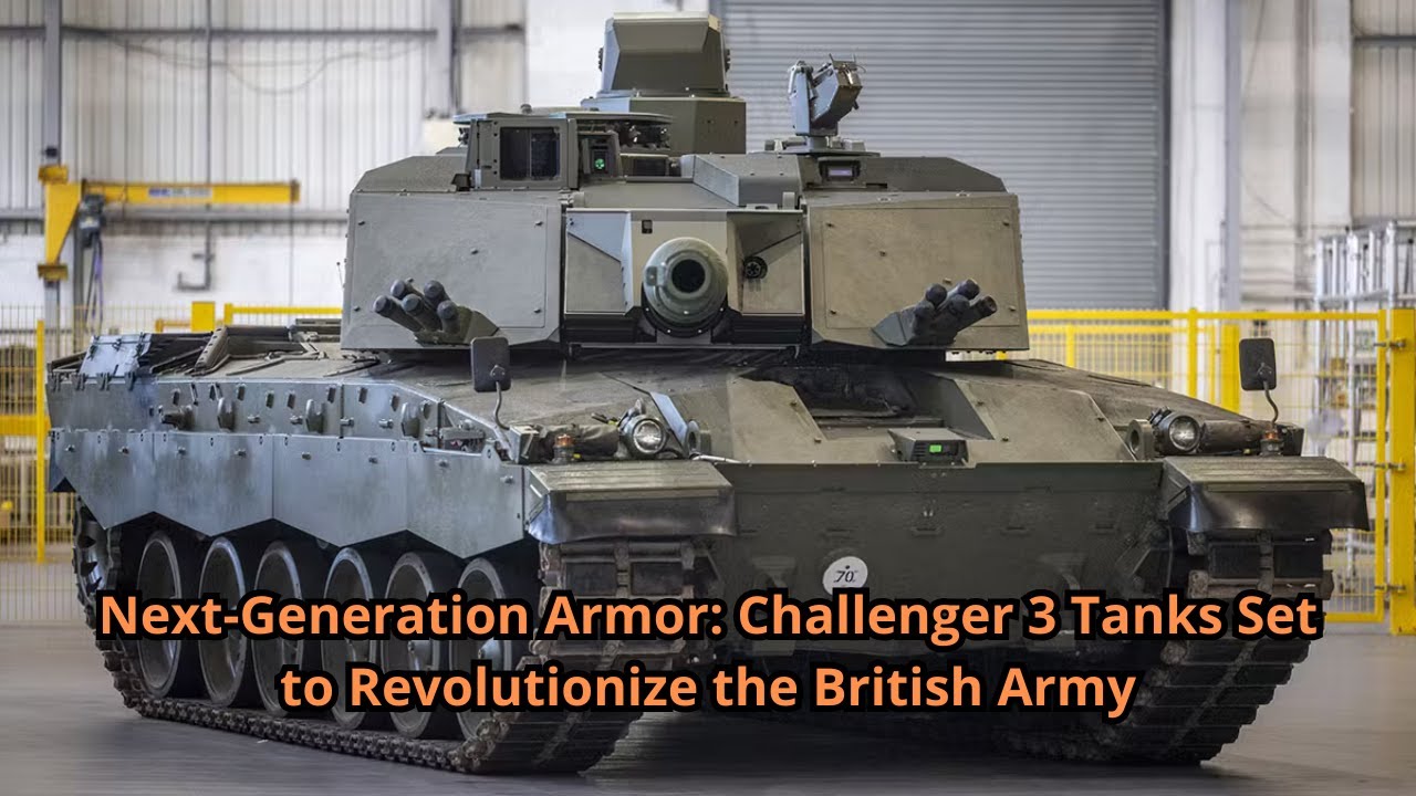 Next Generation Armor Challenger 3 Tanks Set to Revolutionize the British Army