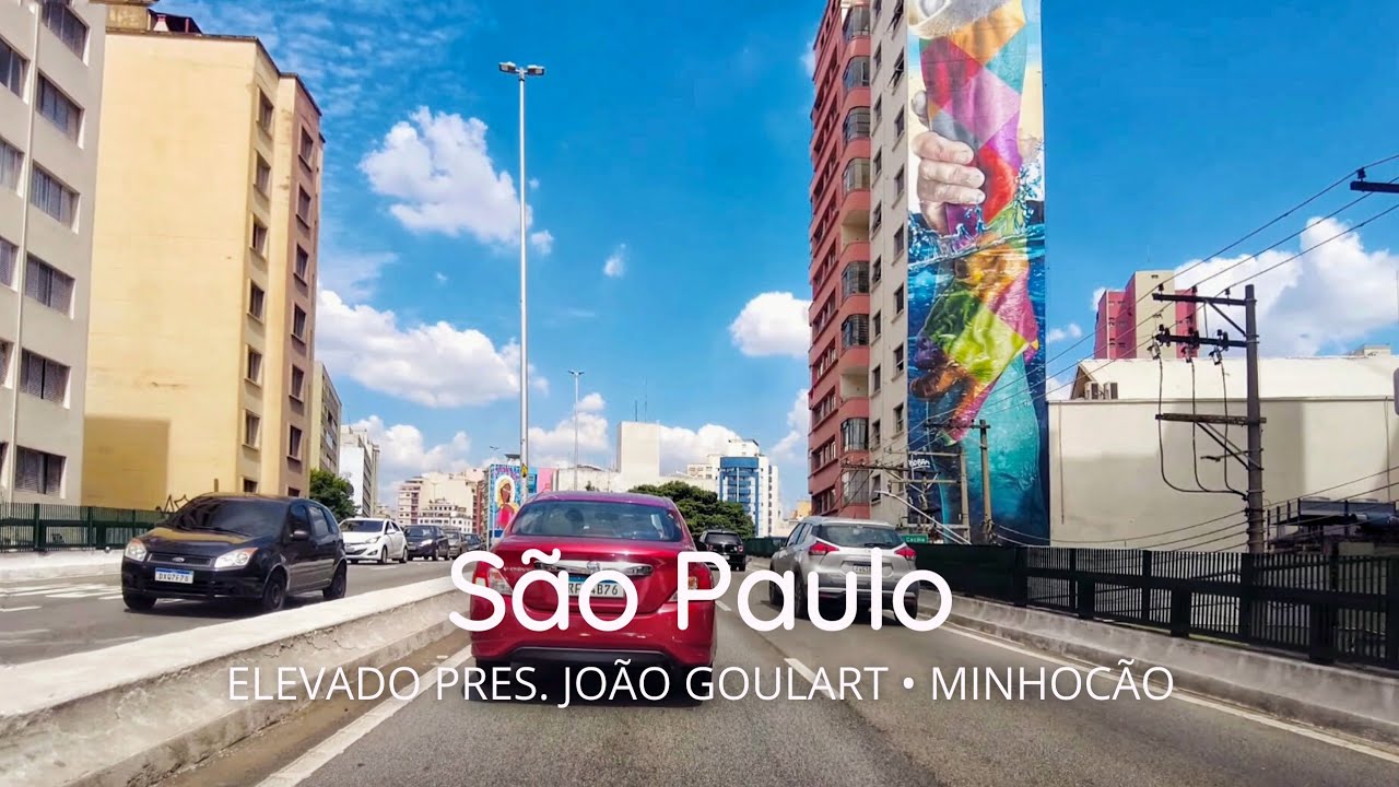 Dirigindo pelo Minhocão • São Paulo