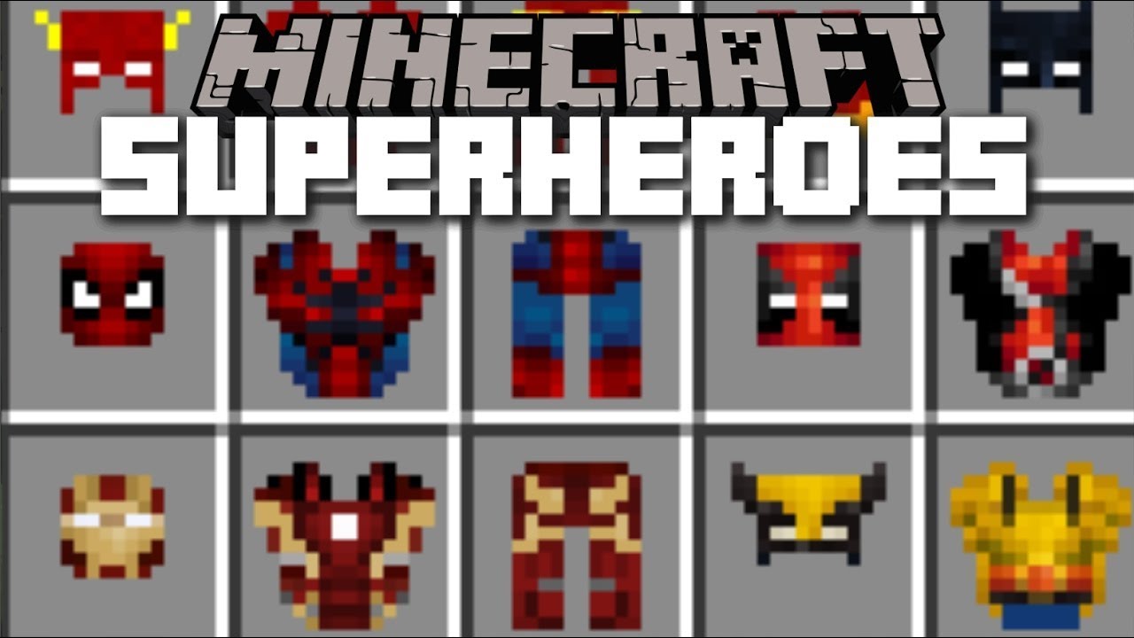 Моды на Супергероев для майнкрафта 1.7.10/Mods for Superheroes for Minecraft 1.7.10
