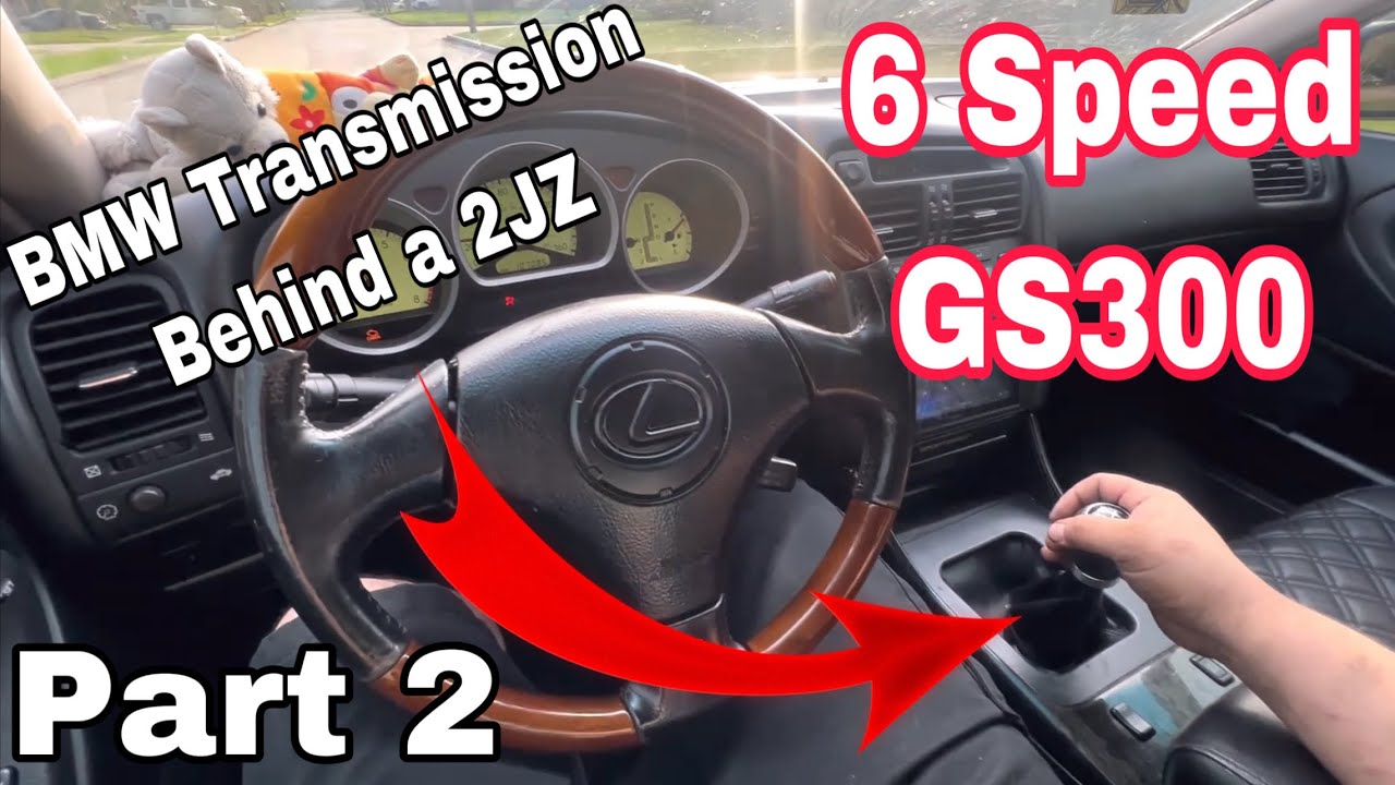 GS300 Manual Swap Part 2 - BMW ZF 6 Speed Transmission To 2JZ Using Collins Adapter Plate