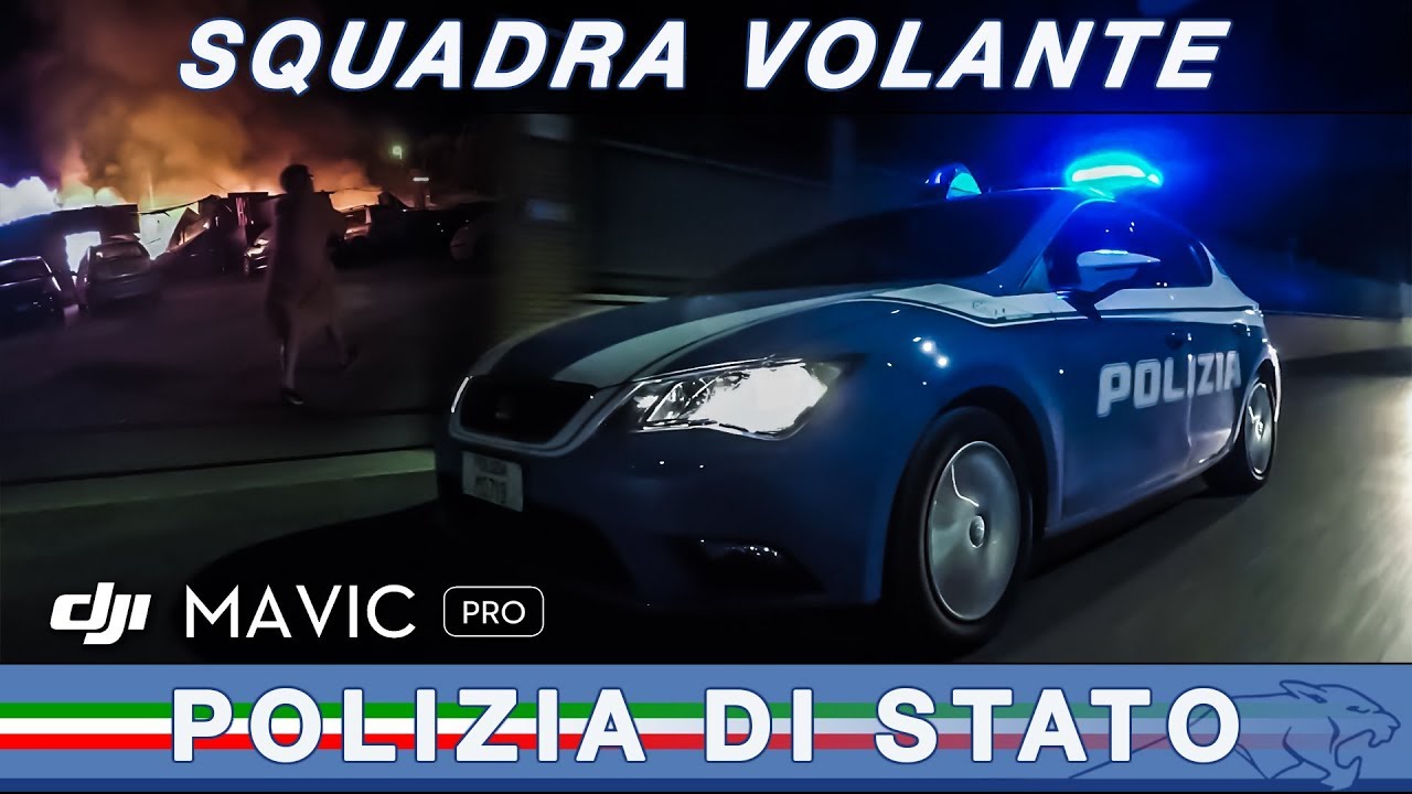 SQUADRA VOLANTE ROMA, sulla volante della POLIZIA DI STATO, Turno di notte