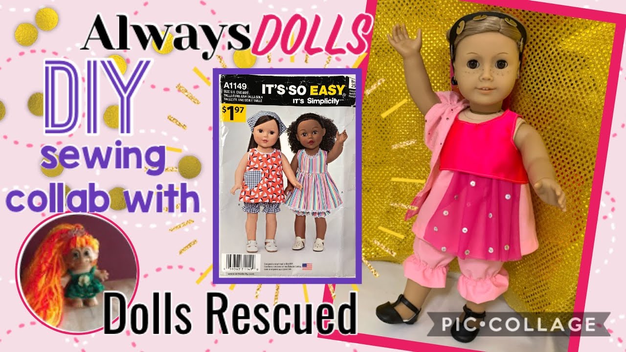 Always Dolls: It's So Easy Sewing Collab with Dolls Rescued