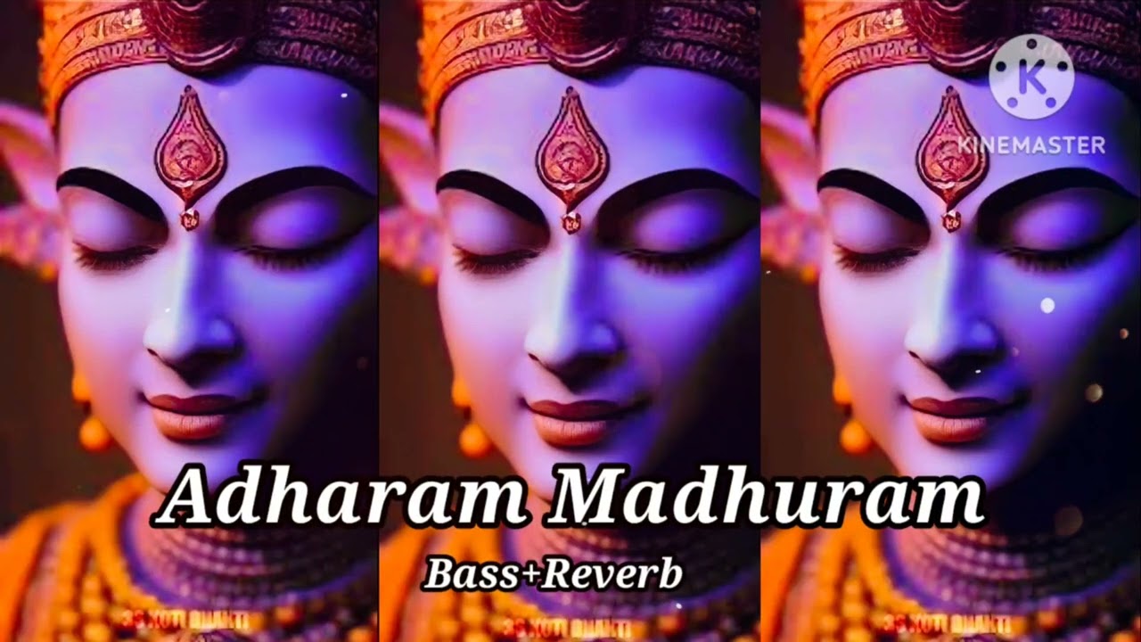 Adharam Madhuram | Bass+Reverb | Krishna Bhajan | Madhurashtakam | Krishna Bhakti Song Lofi