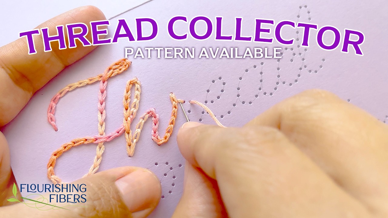 Card Embroidery : Thread Collector Paper Embroidery Tutorial