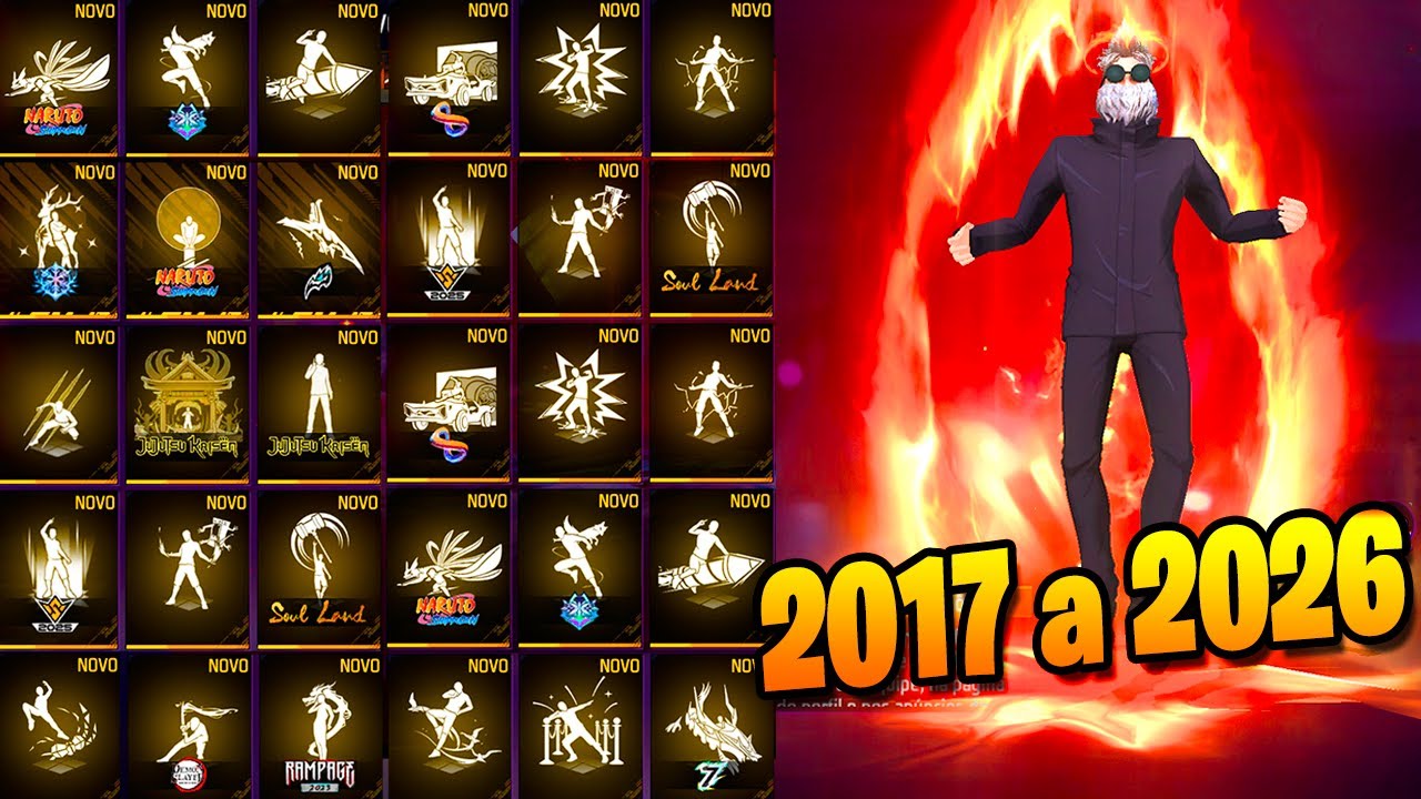 TODAS AS ANIMAÇÕES MVP DO FREE FIRE (2017 até 2026)