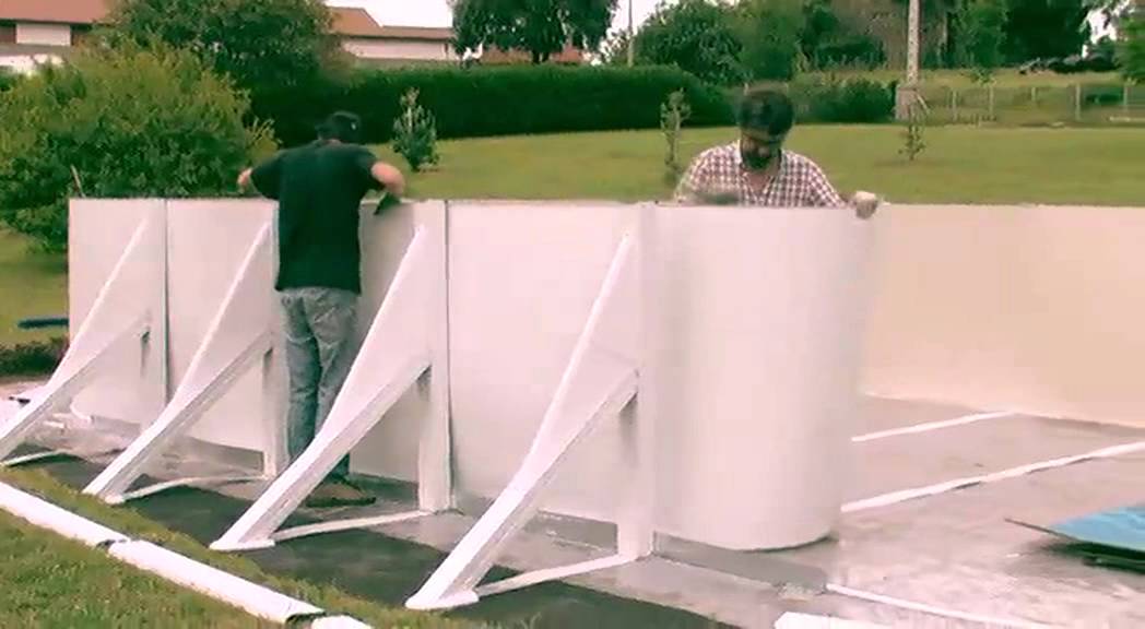 Video de montage - Piscine GRE ovale (avec jambes de force)