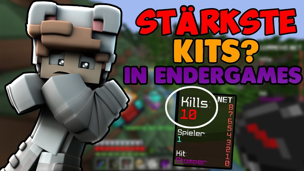 Die BESTEN Kits in Endergames?! Minecraft Endergames Tipps und Tricks | Stomper & Teleporter Kit