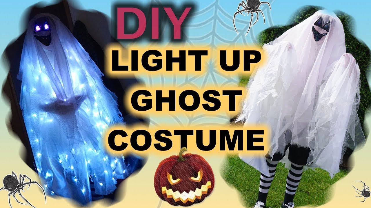 DIY Light Up Ghost Costume