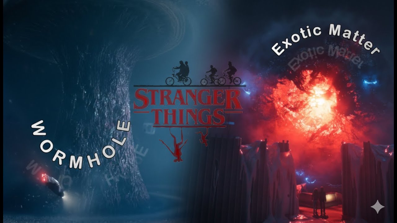 Wormhole And Exotic Matter in Stranger Things