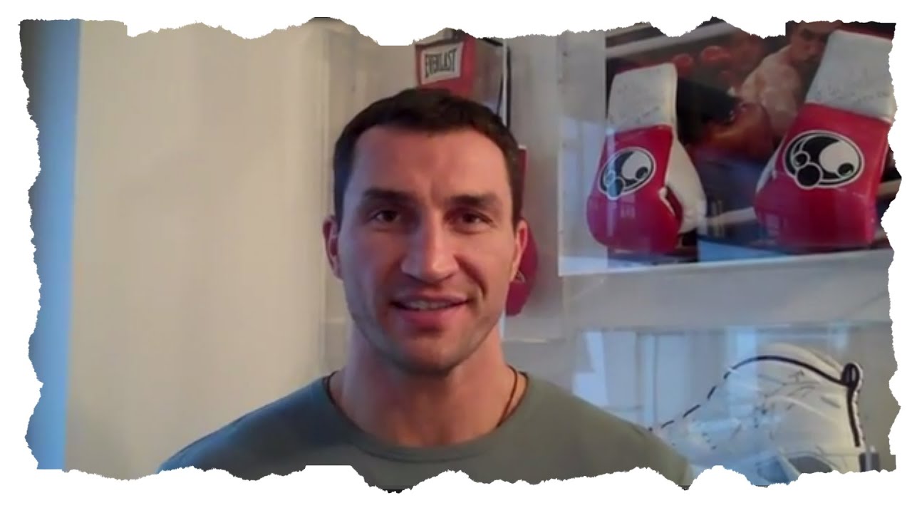 Message from Wladimir Klitschko to his Fans - after his TKO win against Mormeck